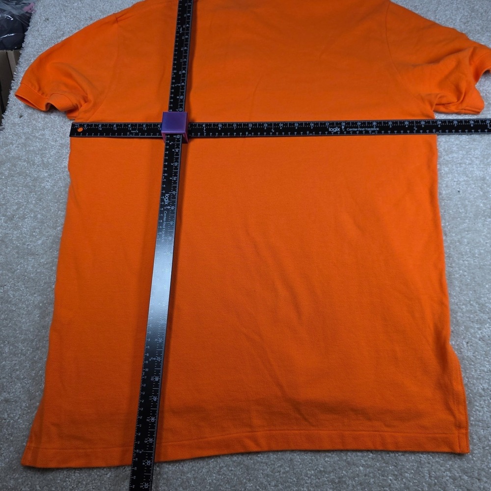 Ralph Lauren Polo Shirt Mens Size L Orange Short Sleeve Classic Fit Outdoor - Picture 13 of 13